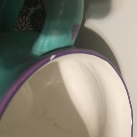 1998 Handpainted Laurel Burch Pitcher263 $45 or &40 w/offer - Picture 2 of 5